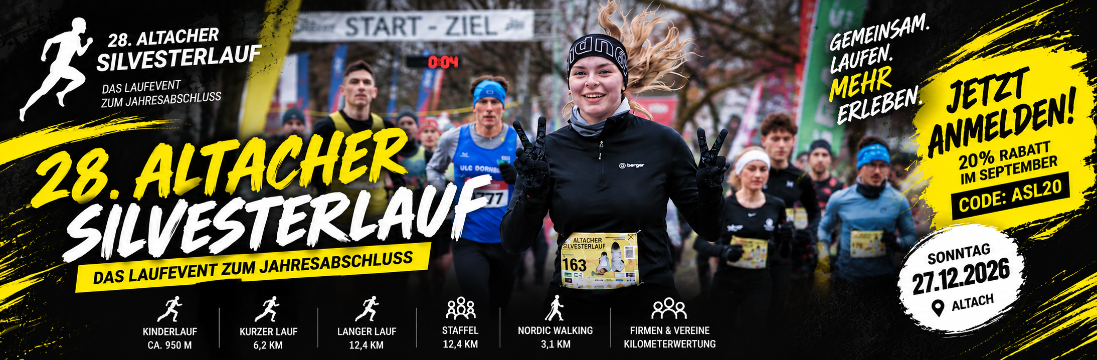 Der Startschuss ist gefallen â jetzt 20 % Startgeld sparen!